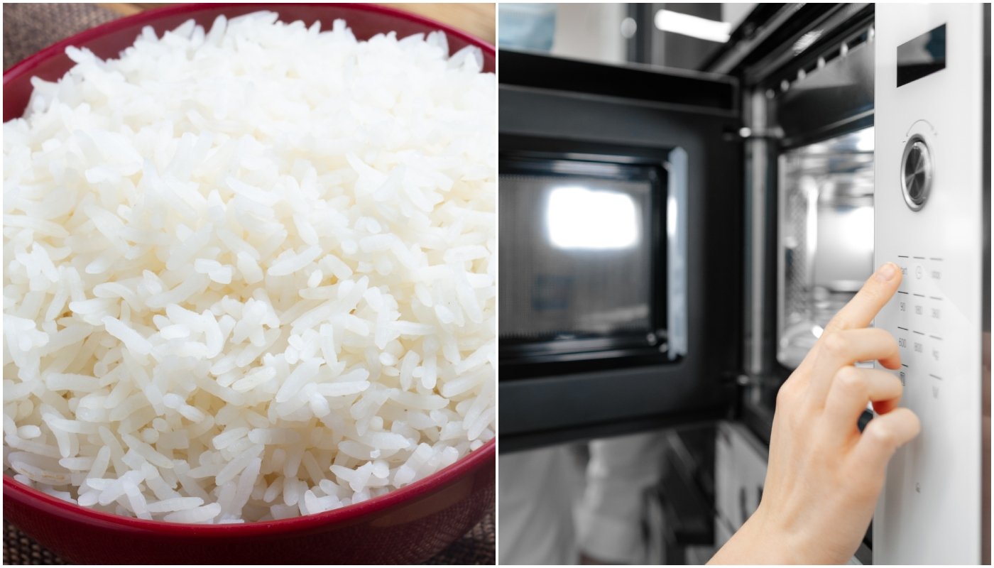 Como fazer arroz no micro-ondas