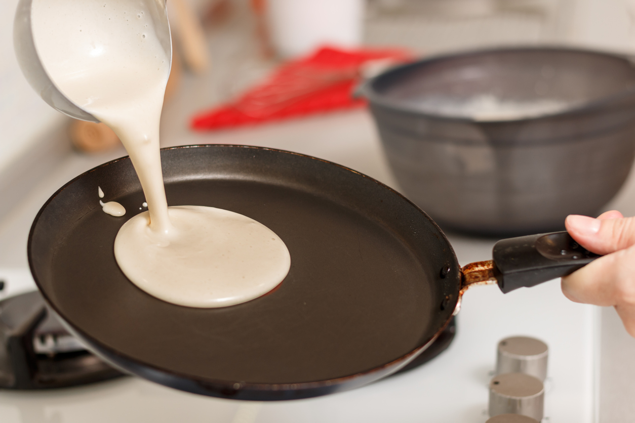 Massa de panqueca pode ser congelada para preparar depois