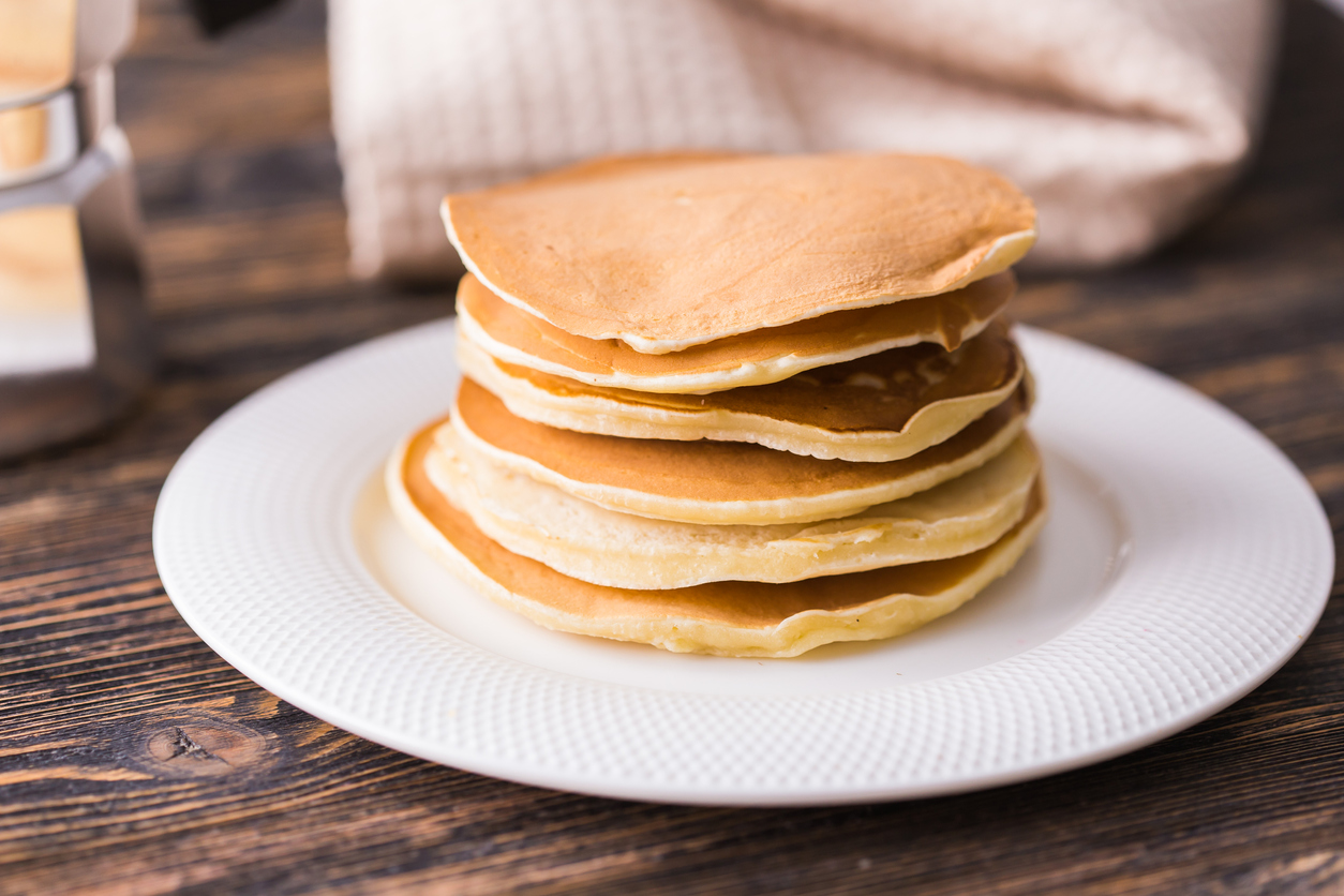 Panquecas são uma boa pedida para o café da manhã