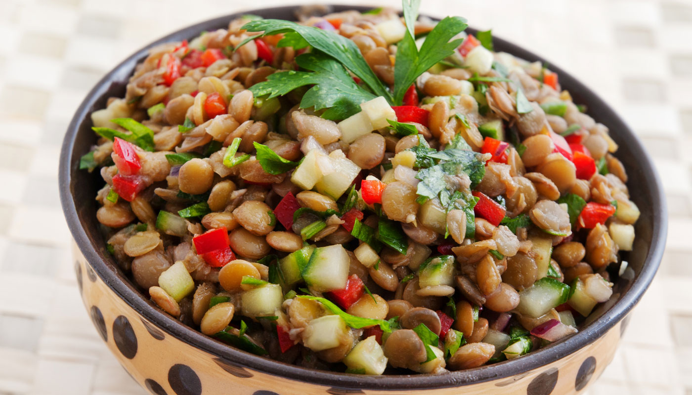 Salada de lentilha