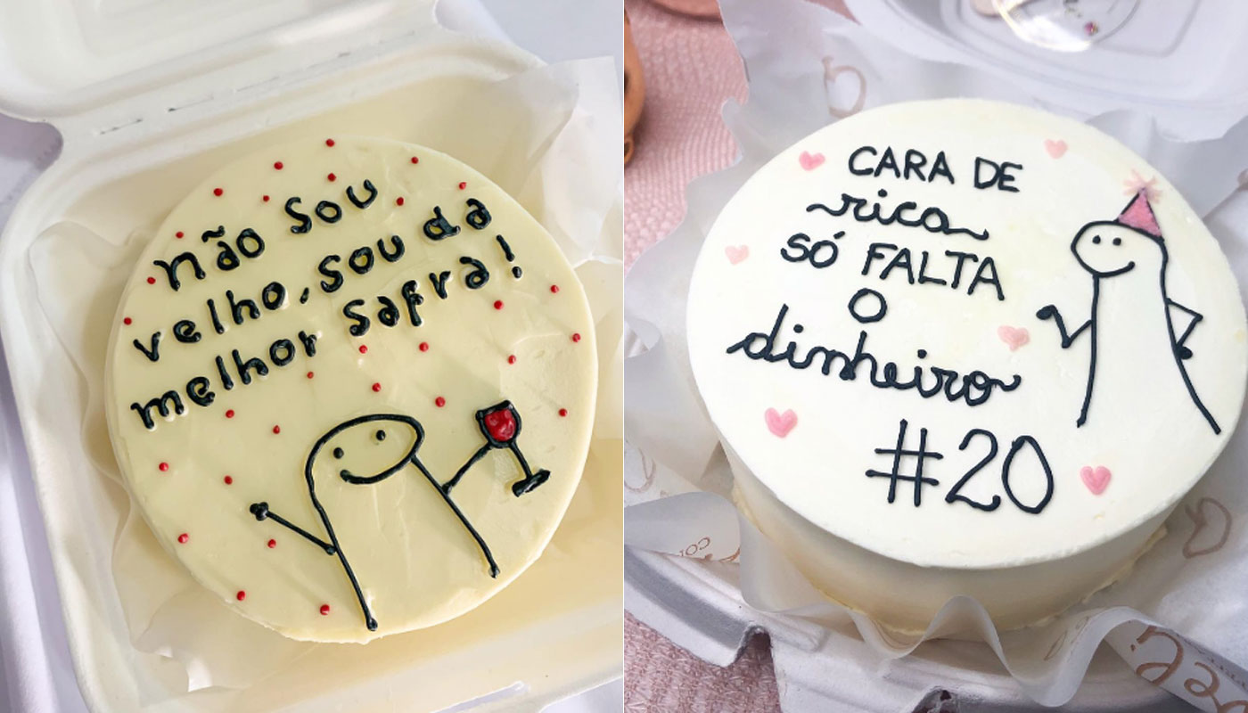 Bentô cakes que vão te fazer rir (ou chorar): mensagens divertidas e indiretas servem de inspiração