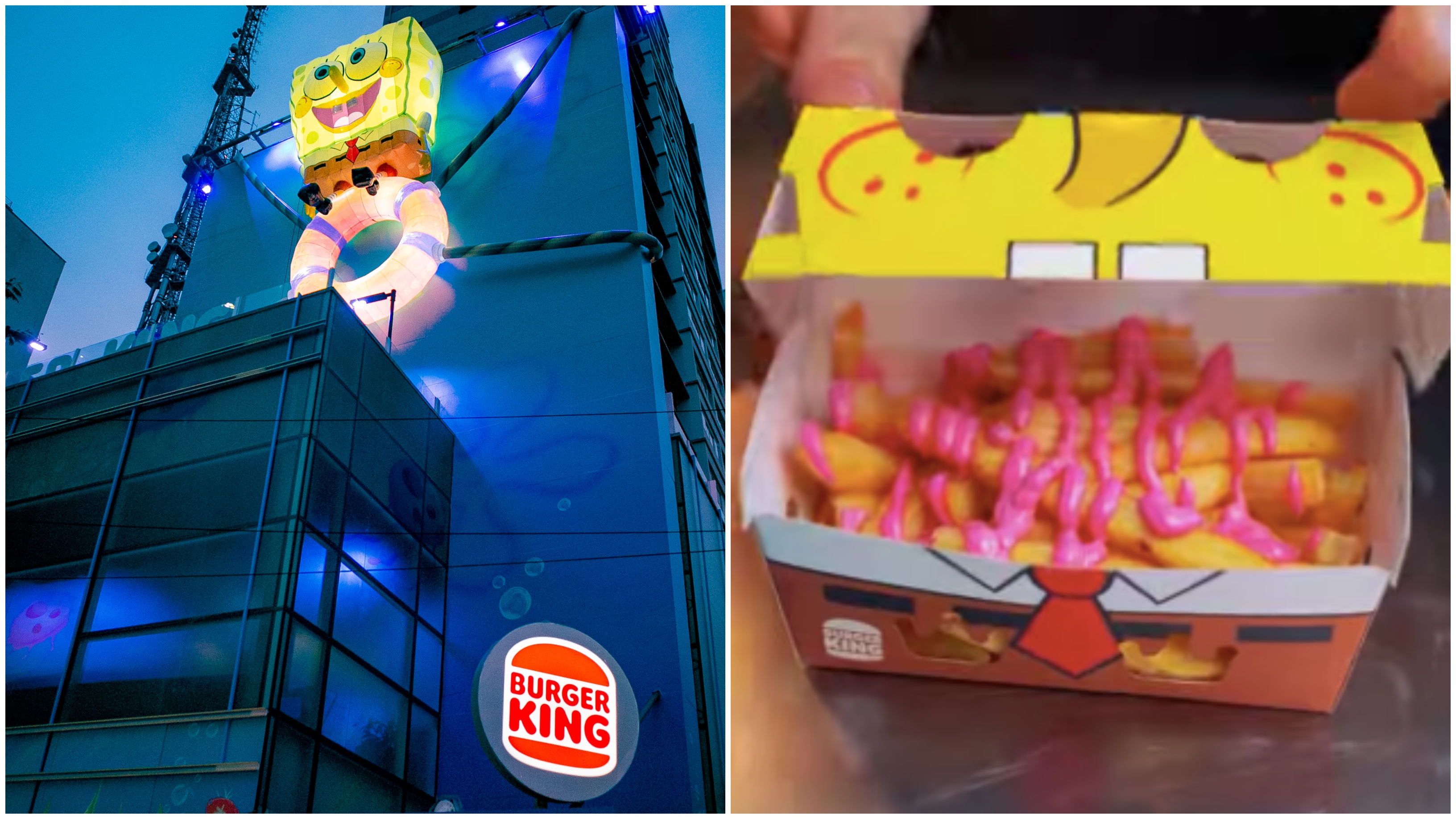 Burger King lança combo inspirado em Bob Esponja e transforma loja em SP: fotos