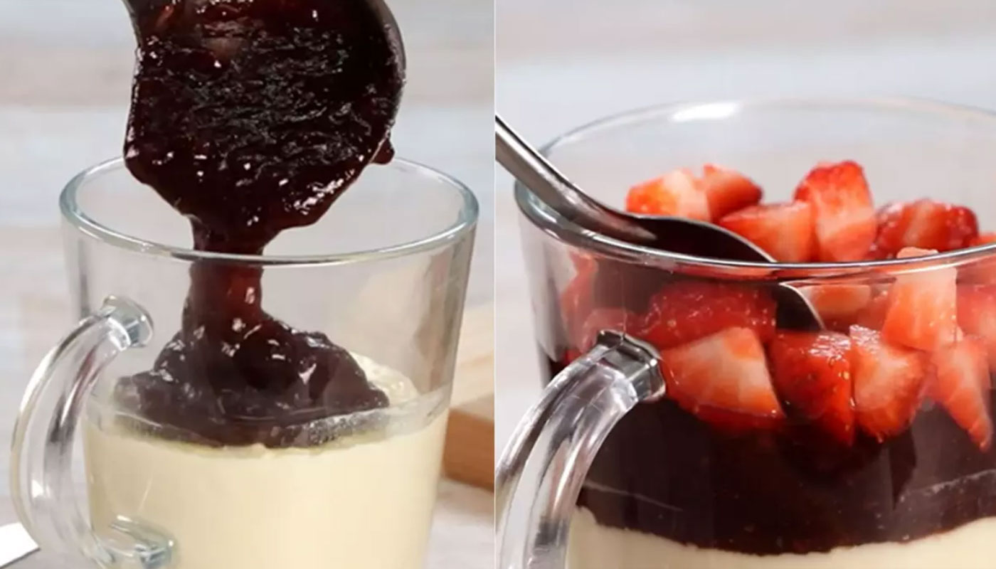 Cheesecake de caneca é opção de sobremesa fácil e deliciosa: como fazer