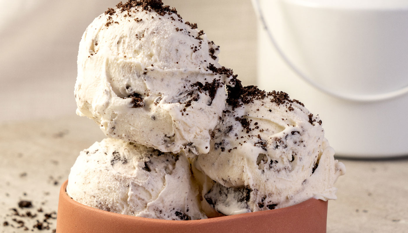 Sorvete Cookies & Cream da Bacio di Latte