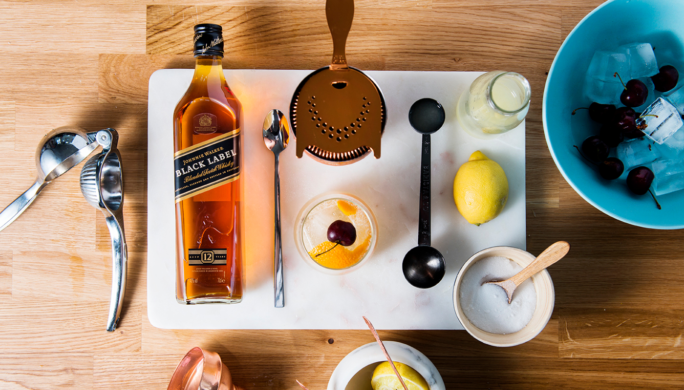 5 drinks refrescantes com Johnnie Walker Black Label