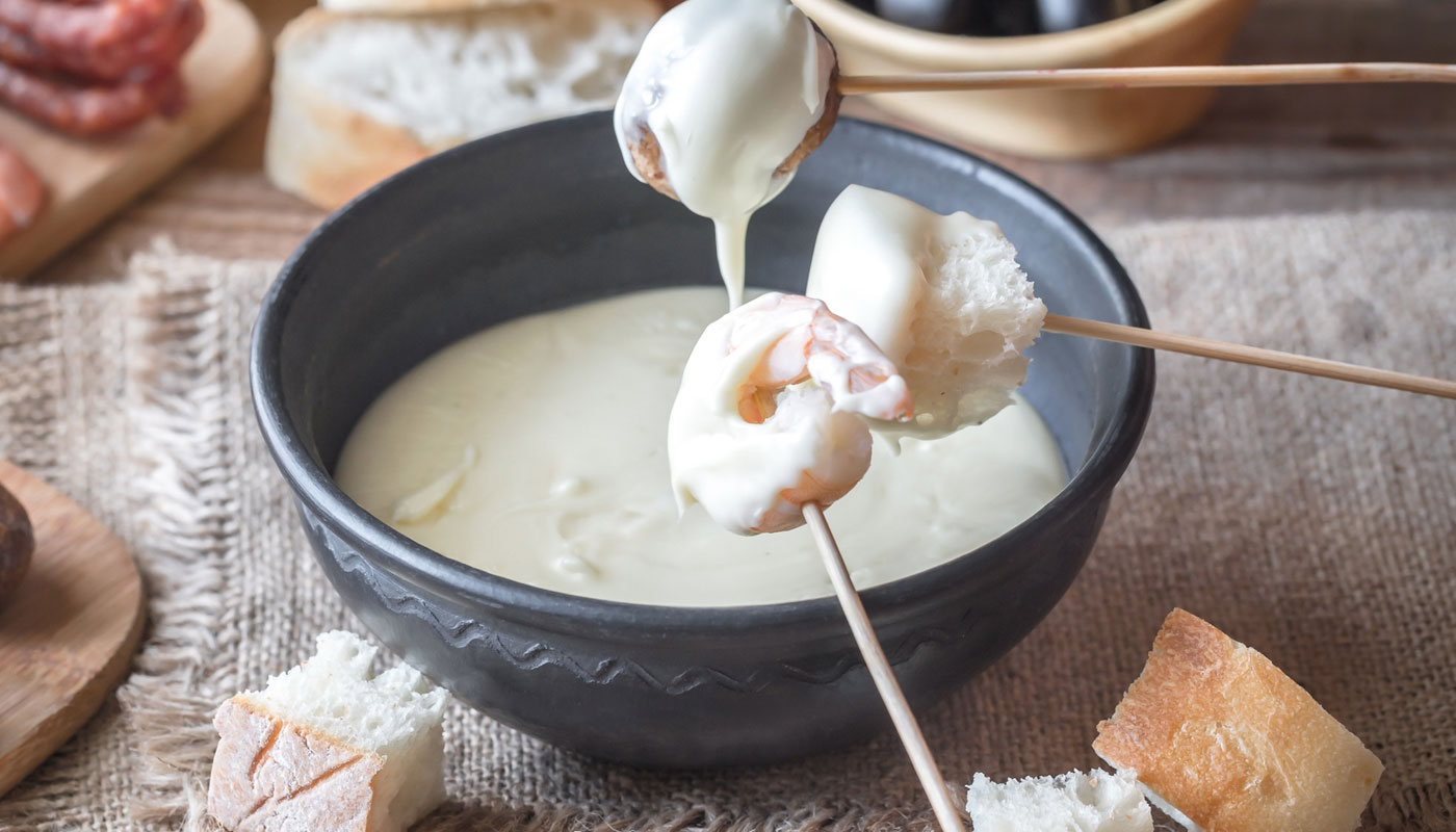 Fondue de camarão