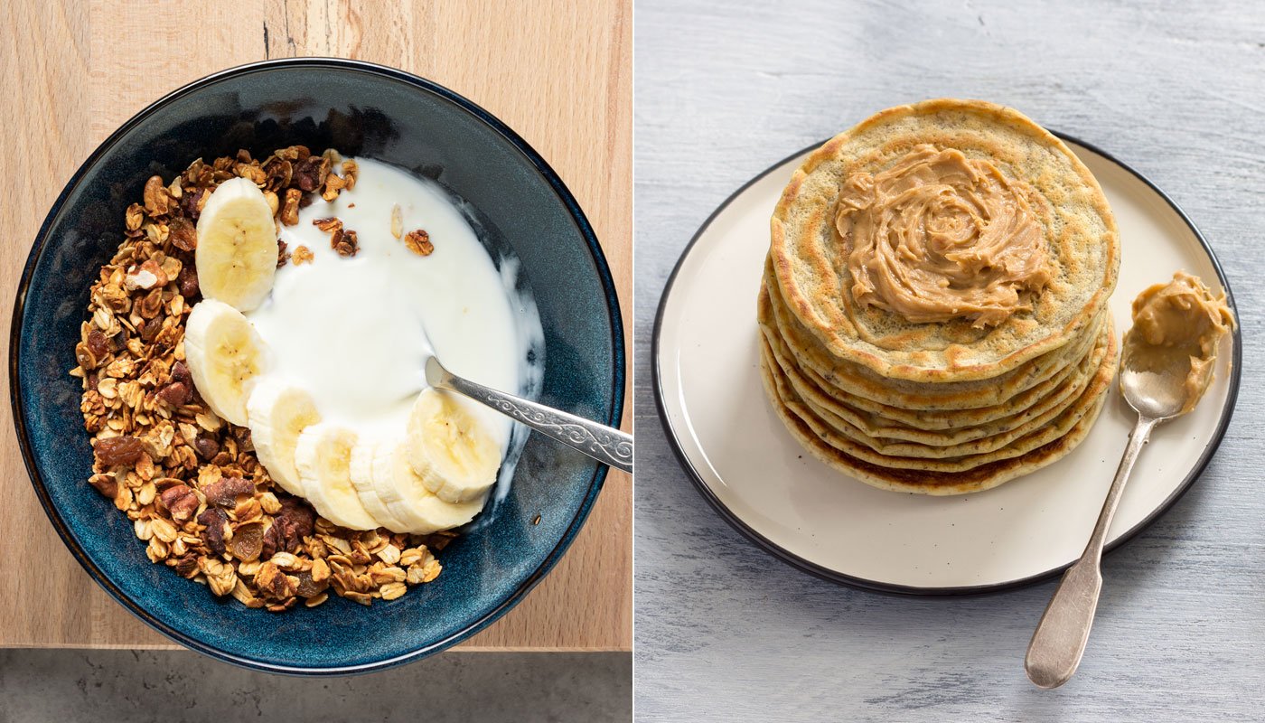 Café da manhã equilibrado: opções low carb, vegana, sem glúten e mais
