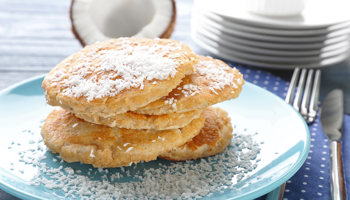 Panquequinha doce de 3 ingredientes não leva farinha e é supersaudável