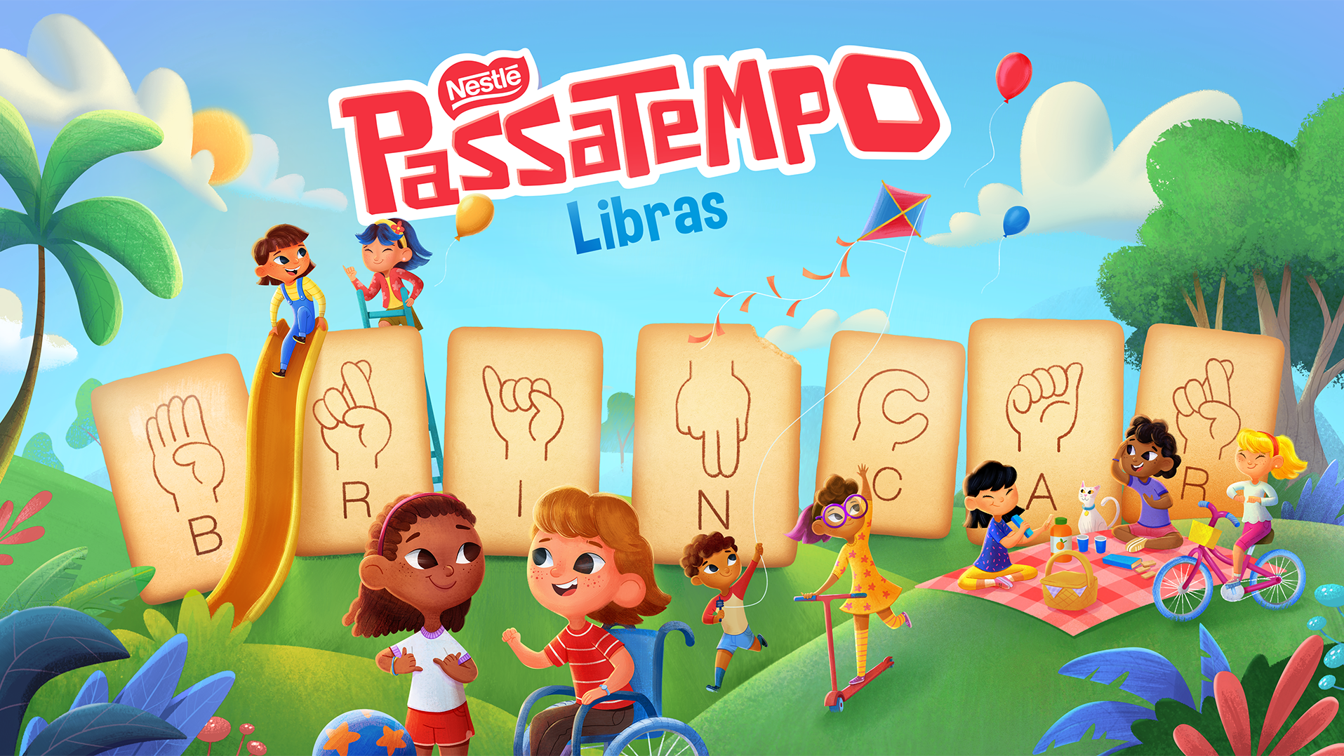 Site interativo de Passatempo Libras