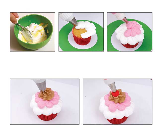 Passo a passo de cupcake decorado