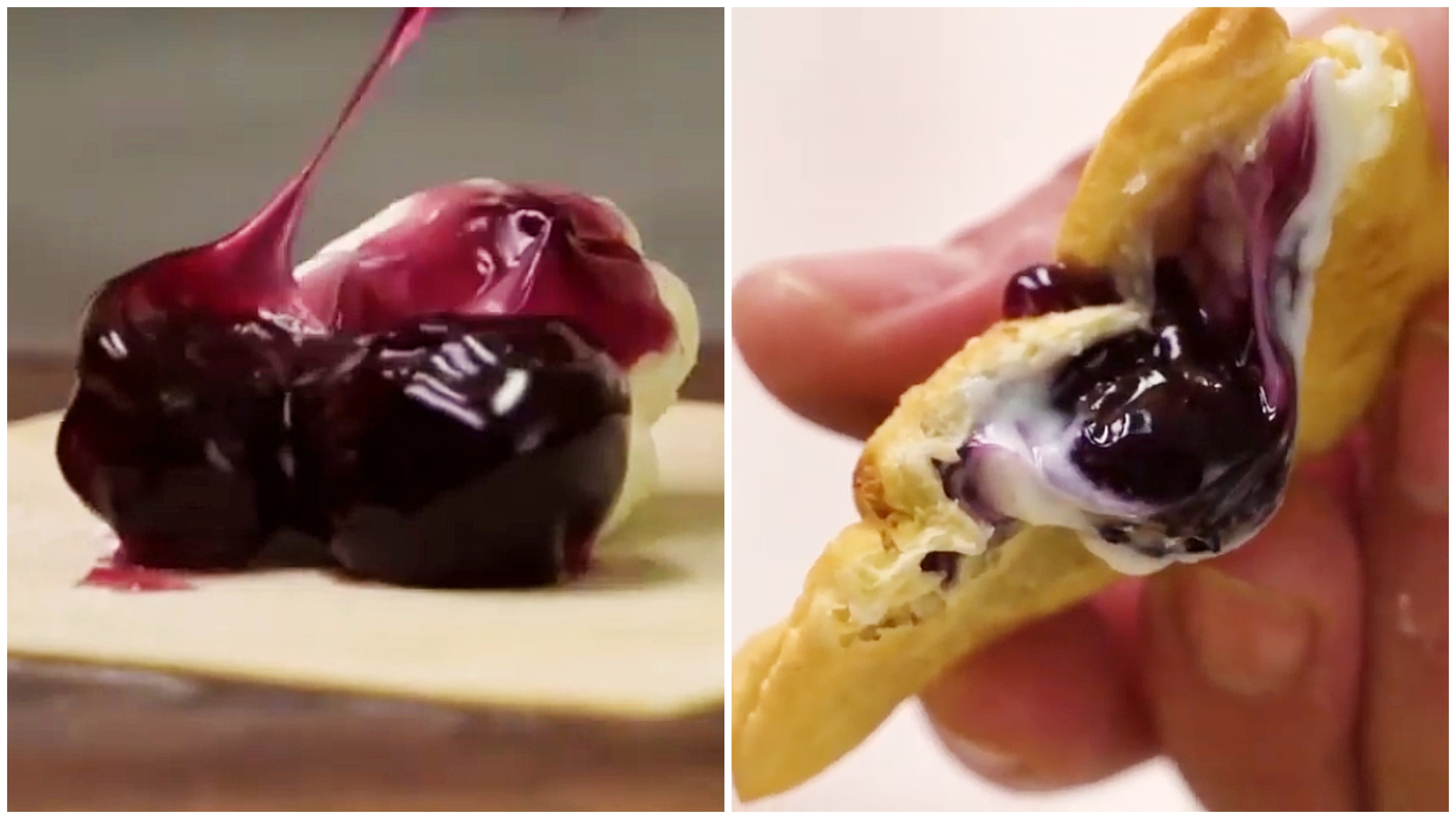 Mini pastel de frutas vermelhas e creme é receita fácil com cara de sobremesa chique