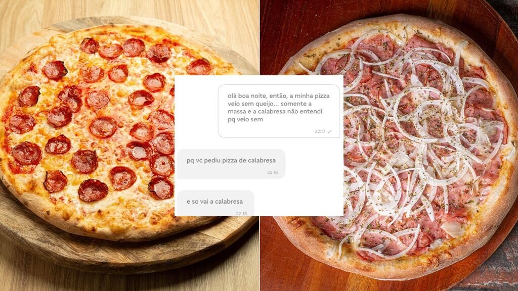 Web descobriu que pizza de calabresa em SP não tem queijo e as pessoas estão divididas: “Seca?”