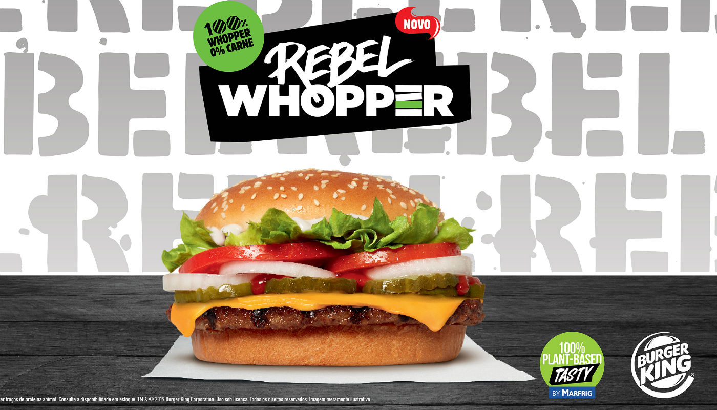 Burger King dá 400 lanches de graça para lançar o seu novo “hambúrguer de planta”