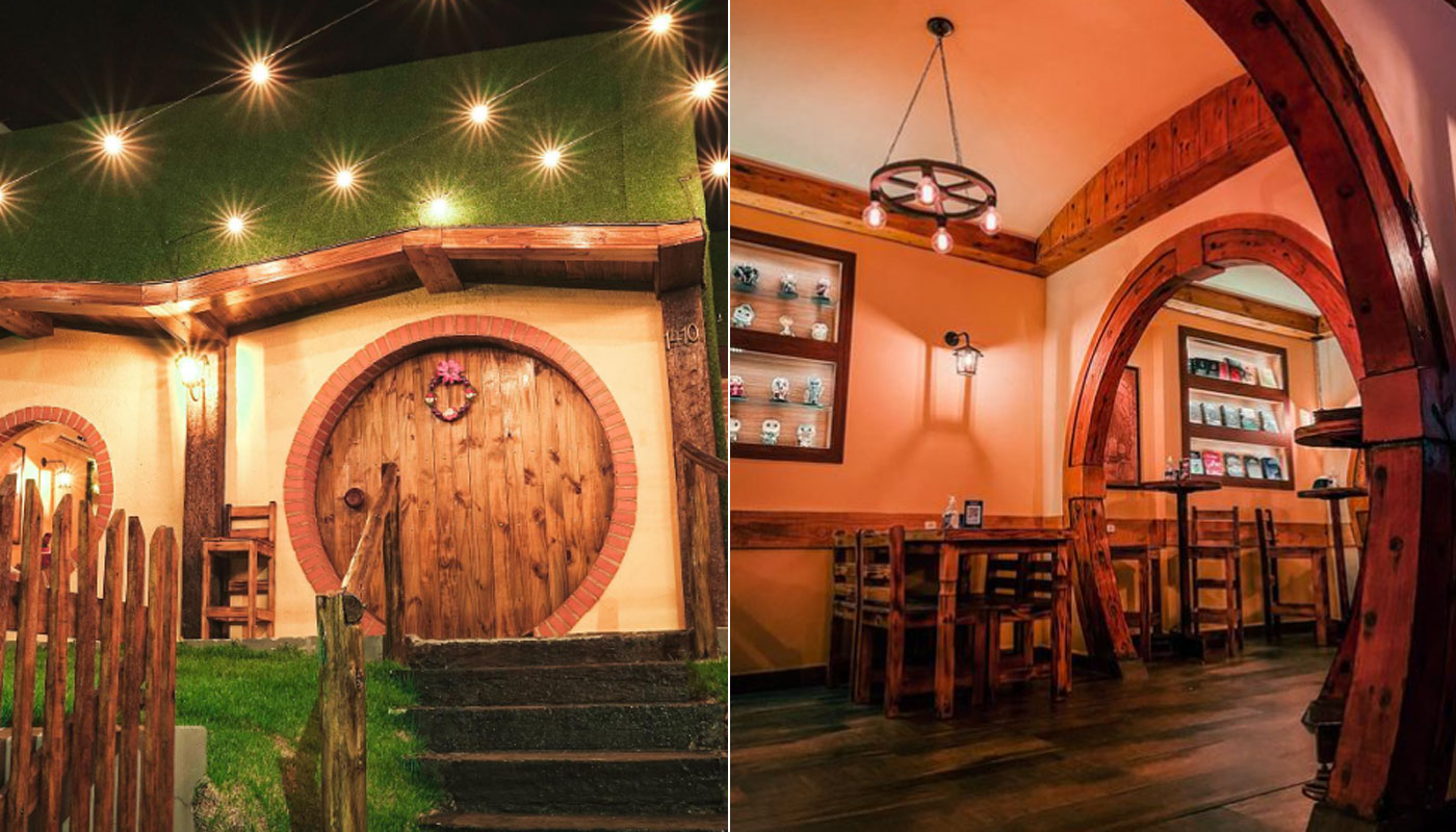 Hamburgueria inspirada em “Senhor dos Anéis” parece em tudo com a casa de um Hobbit: fotos